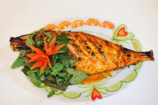 Cá da bò nướng muối ớt